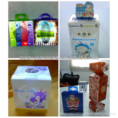 custom cute foldable paper packaging box
